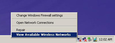 connecting to a wireless network with windows xp 1